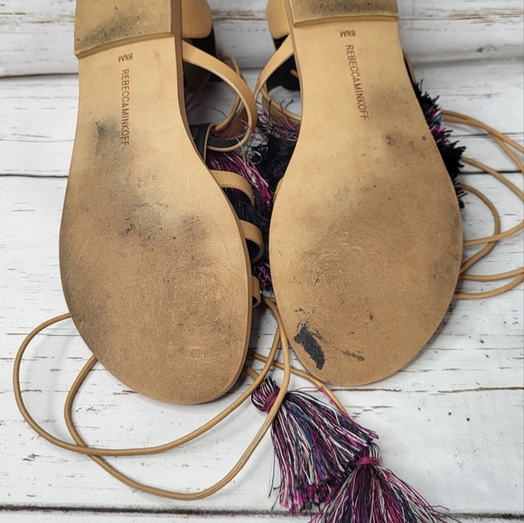 Rebecca Minkoff Elisha Tassel Lace Up Sandal - Picture 12 of 13